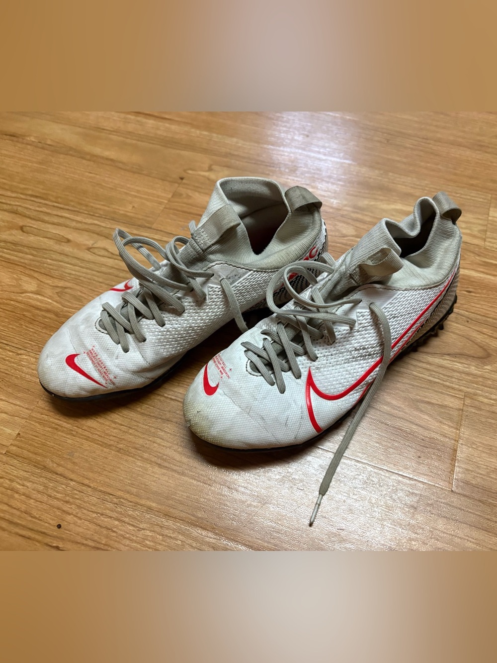 NIKE MERCURIAL Jr Superfly 4.5Y Turf Soccer Shoes AT8143-160 YOUTH